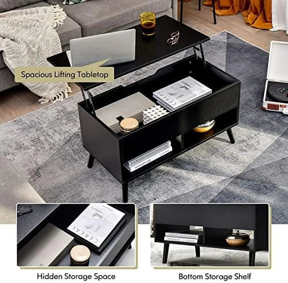 Lift Top Coffee Table with Hidden Compartment M5182