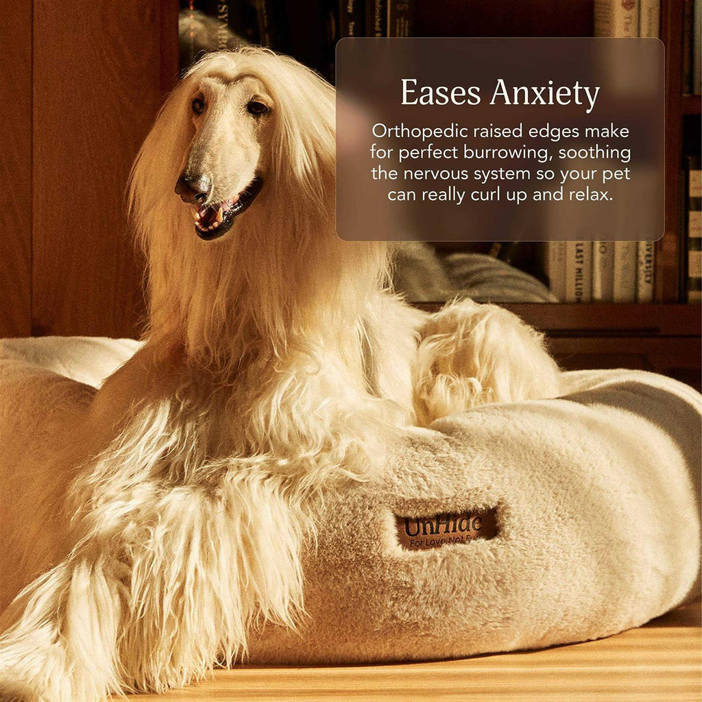 Extra Soft Dog Bed Removable Faux Fur Cover P1646
