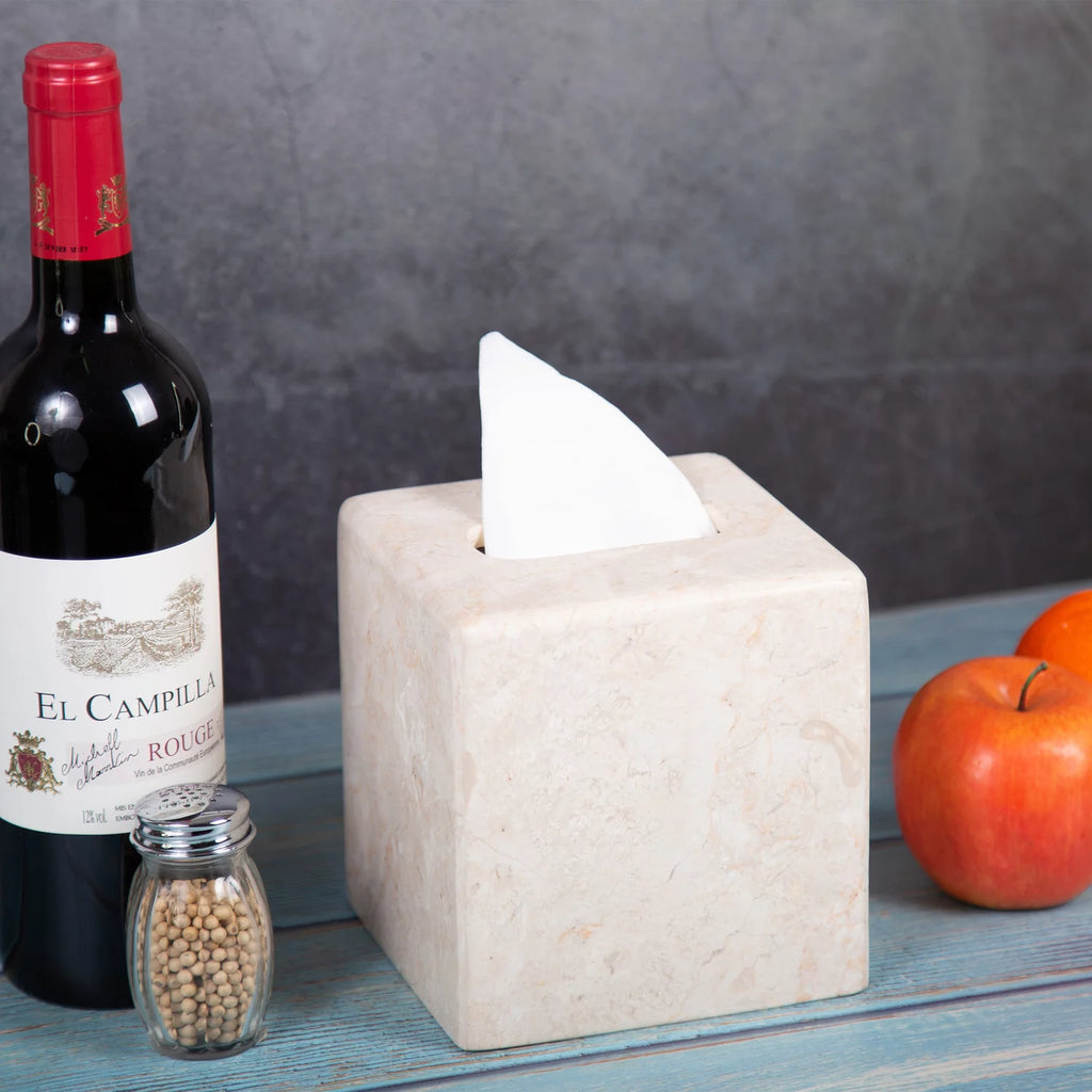 Marble Tissue Box Holder V261