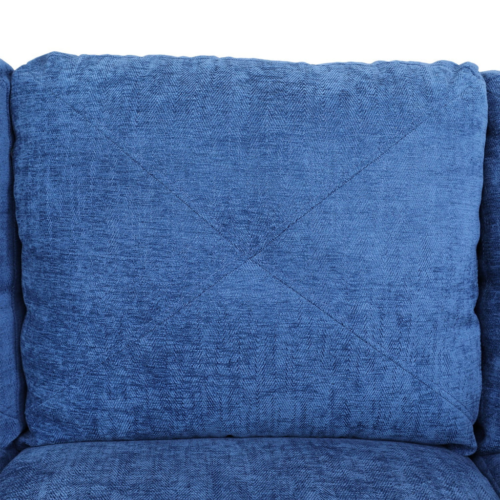 Blue Linen 2-Piece Sofa Set Q5748